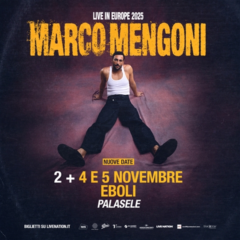 MARCO MENGONI LIVE IN EUROPE 2025